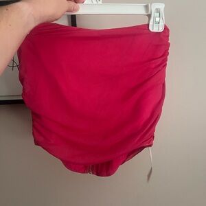 Amazon Women's Red Crop Top